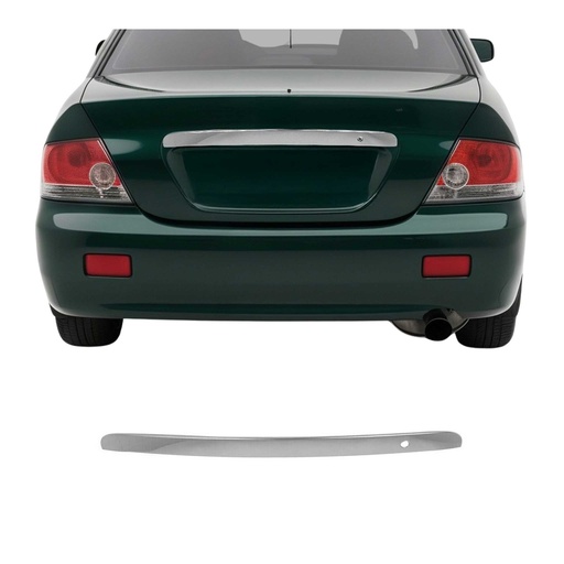 [4902052] MITSUBISHI LANCER Tailgate Trim S.Steel Gloss Silver 1 Pc